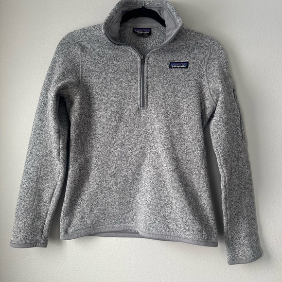 Patagonia Tops - Patagonia Better Sweater Quarter Zip Sweater in Heather Gray